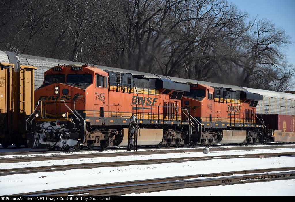 Stack train rolls west